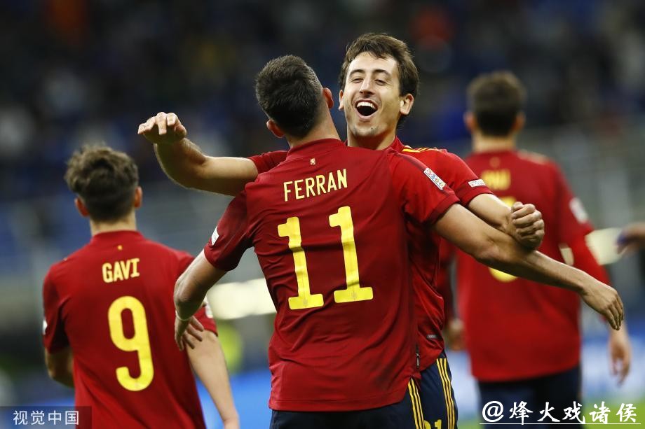 欧国联-曼城前锋双响 10人意大利1-2不敌西班牙 欧国联-曼城前锋双响 10人意大利1-2不敌西班牙